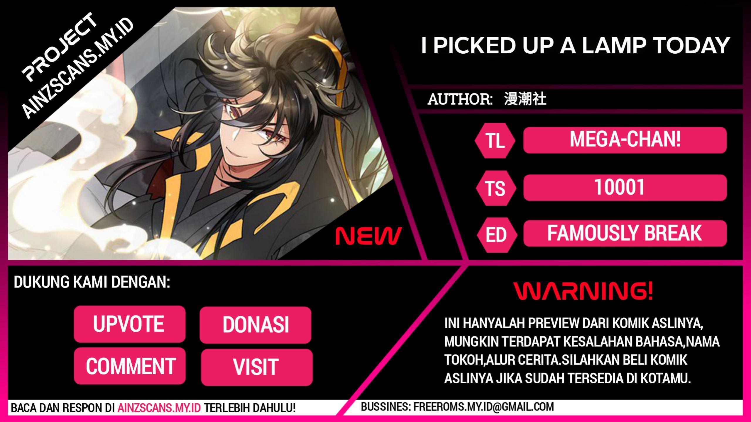 I Picked Up the Lamp Today Chapter 02 Gambar 1