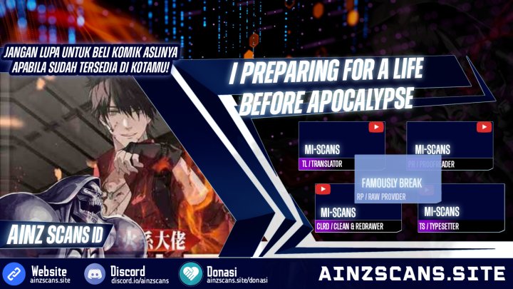I Preparing For A Life Before Apocalypse Chapter 18 Gambar 1