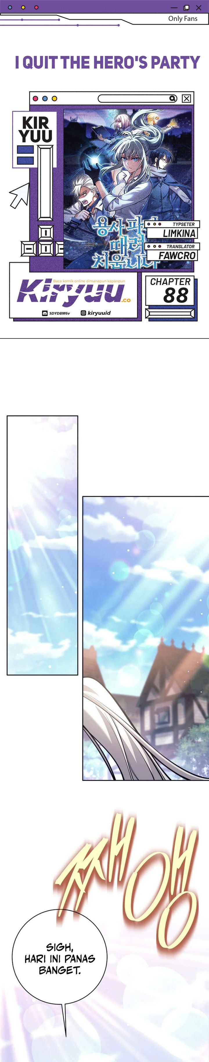 I Quit The Heros Party Chapter 88 Gambar 1