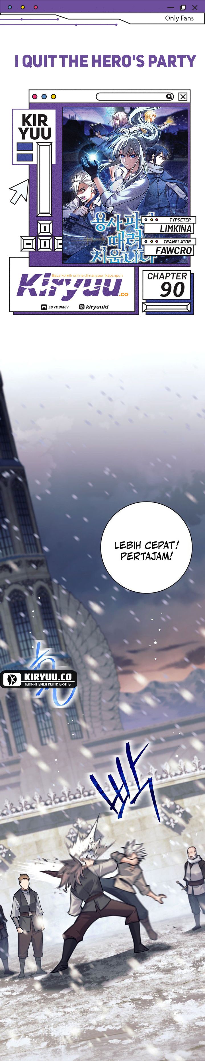 I Quit The Heros Party Chapter 90 Gambar 1