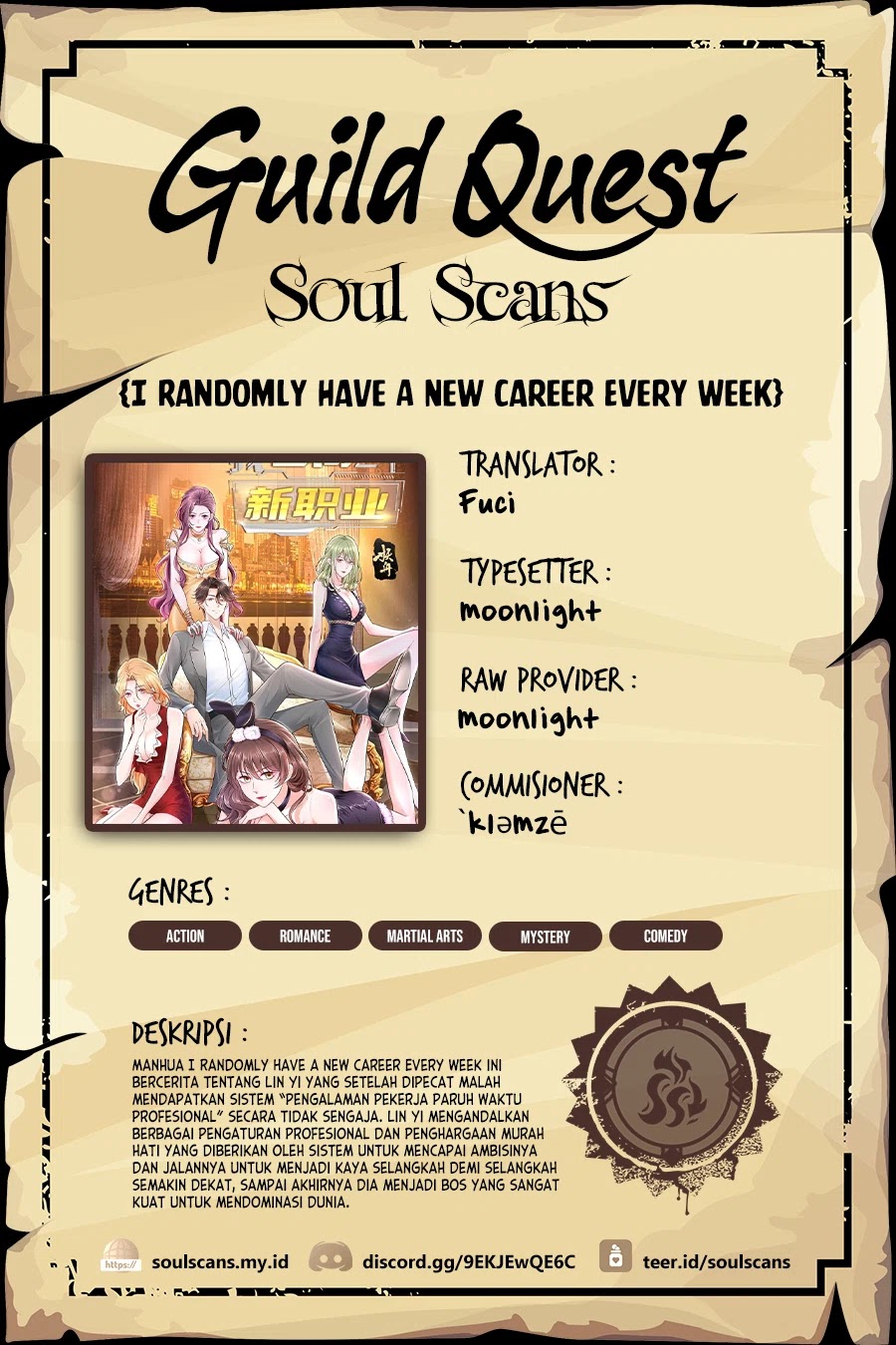 I Randomly Have A New Career Every Week Chapter 484 Gambar 1