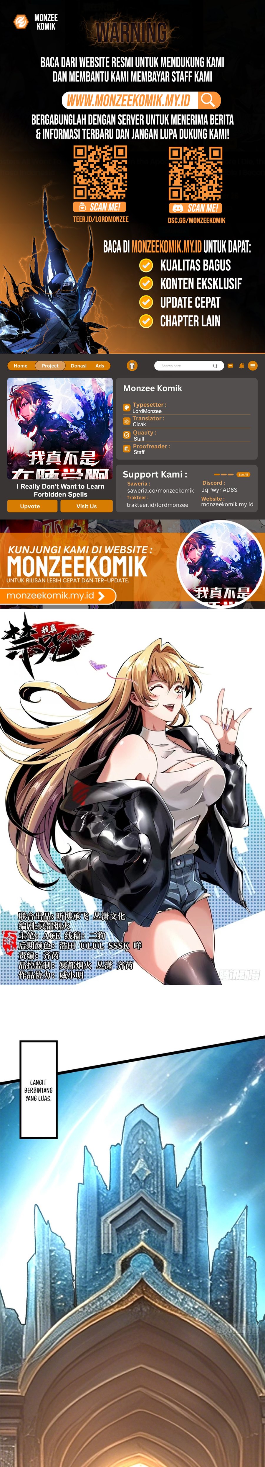 I Really Don’t Want to Learn Forbidden Spells Chapter 102 Gambar 1