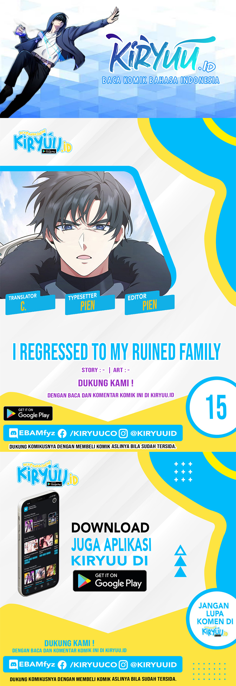 I Regressed to My Ruined Family Chapter 15 Gambar 1