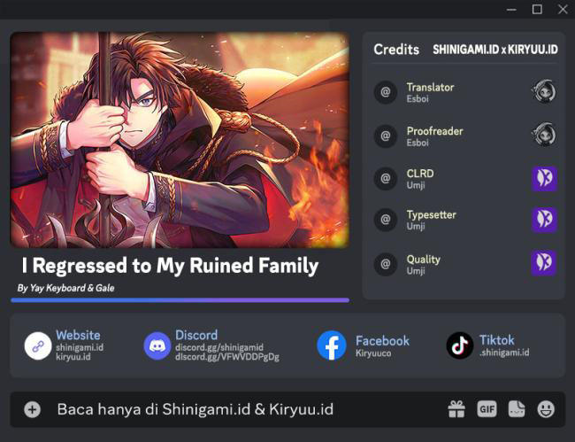 I Regressed to My Ruined Family Chapter 41 Gambar 1
