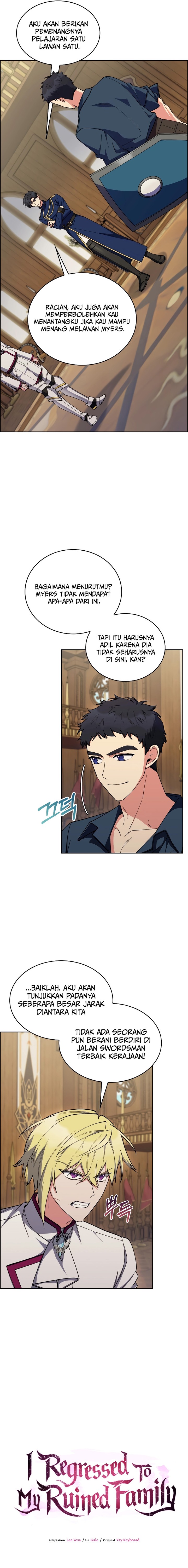 I Regressed to My Ruined Family Chapter 88 Gambar 7