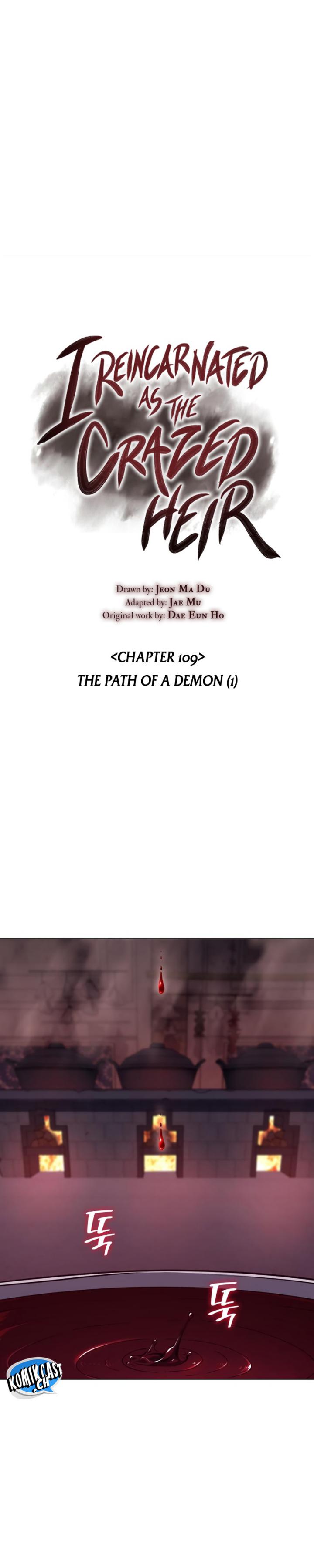 I Reincarnated As The Crazed Heir Chapter 109 Gambar 18