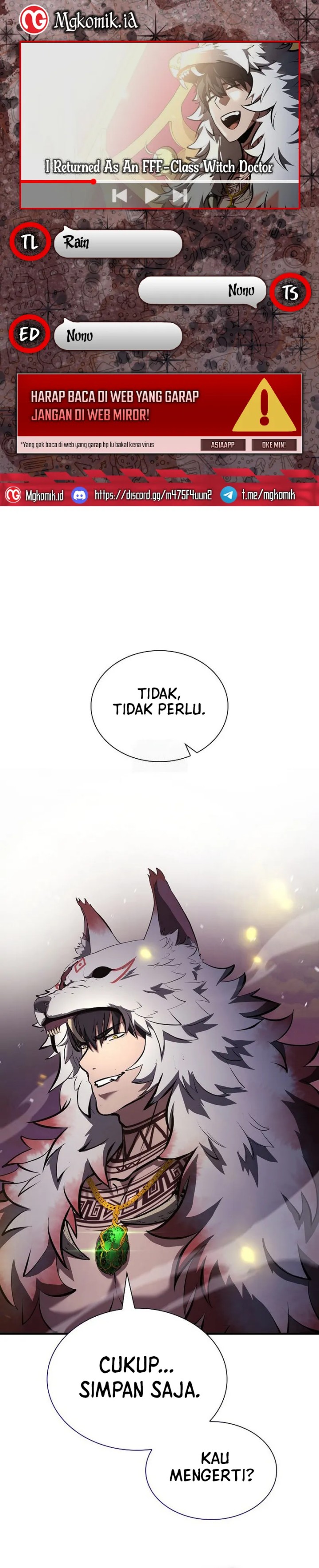 I Returned As An FFF-Class Witch Doctor Chapter 79 Gambar 1