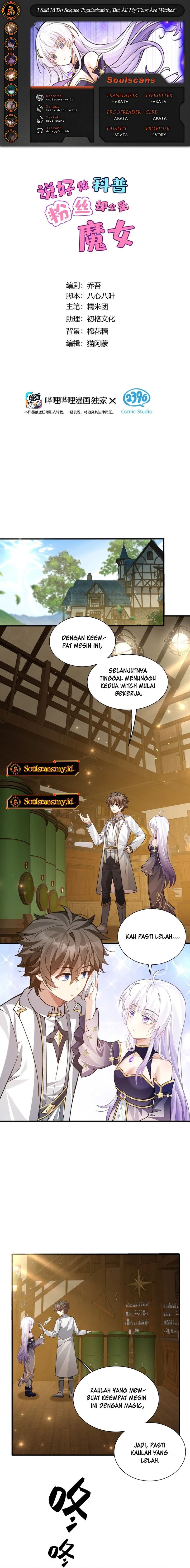 I Said l’d Do Science Popularization, But All My Fans Are Witches? Chapter 08 Gambar 1