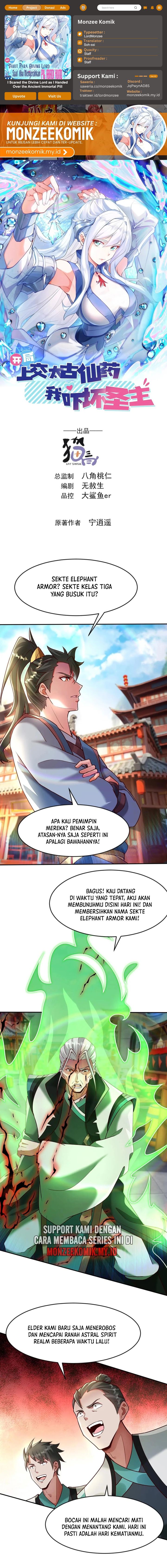 I Scared the Divine Lord as I handed over the Ancient Immortal Pill Chapter 86 Gambar 1