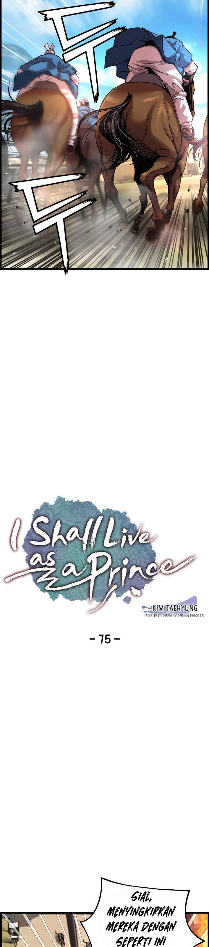 I Shall Live as a Prince Chapter 75 Gambar 3
