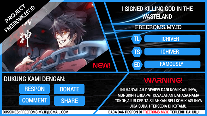 I signed Killing God in the Wasteland Chapter 01 Gambar 1