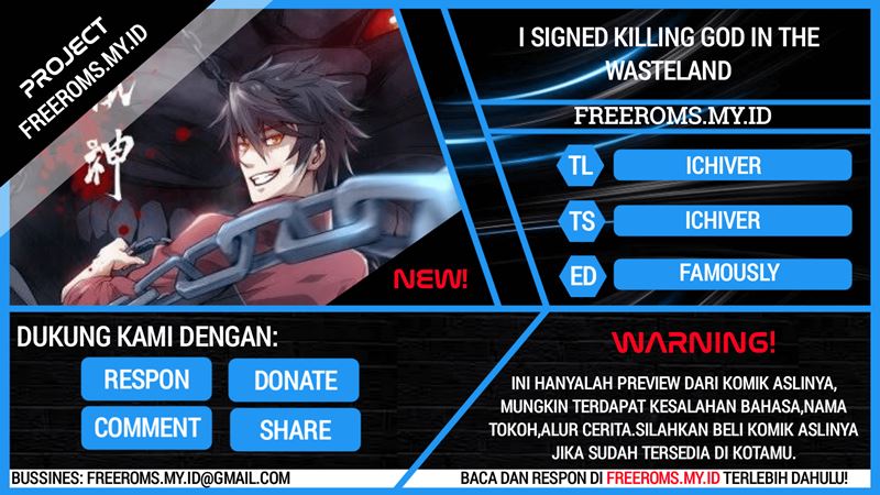 I signed Killing God in the Wasteland Chapter 02 Gambar 1