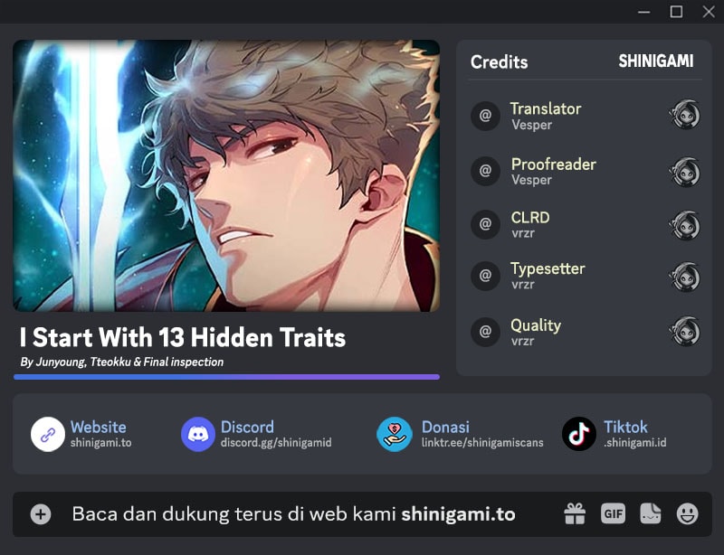 I Start With 13 Hidden Traits Chapter 10 Gambar 1