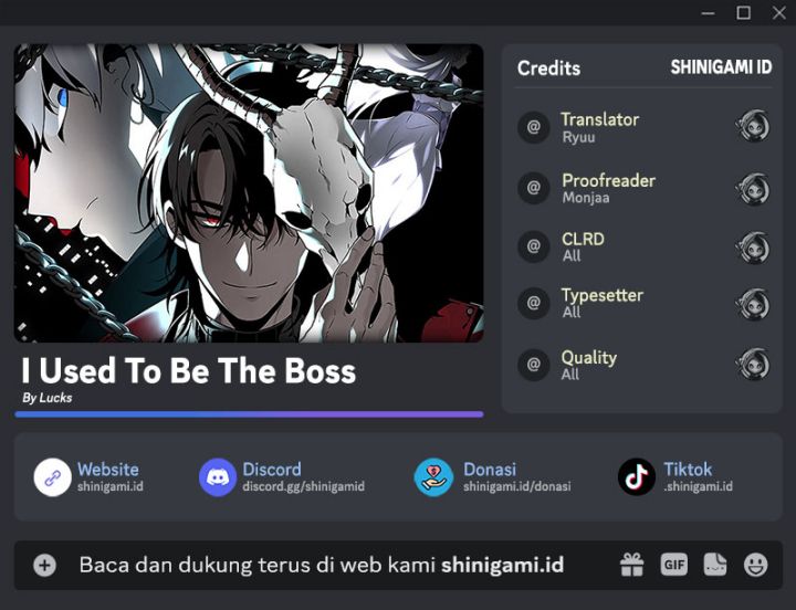 I Used to Be a Boss Chapter 35 Gambar 1