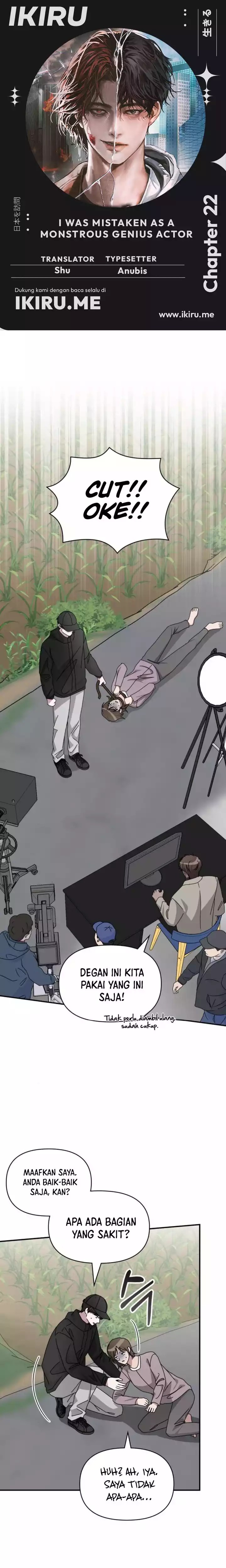 I Was Immediately Mistaken for a Monster Genius Actor Chapter 22 Gambar 1