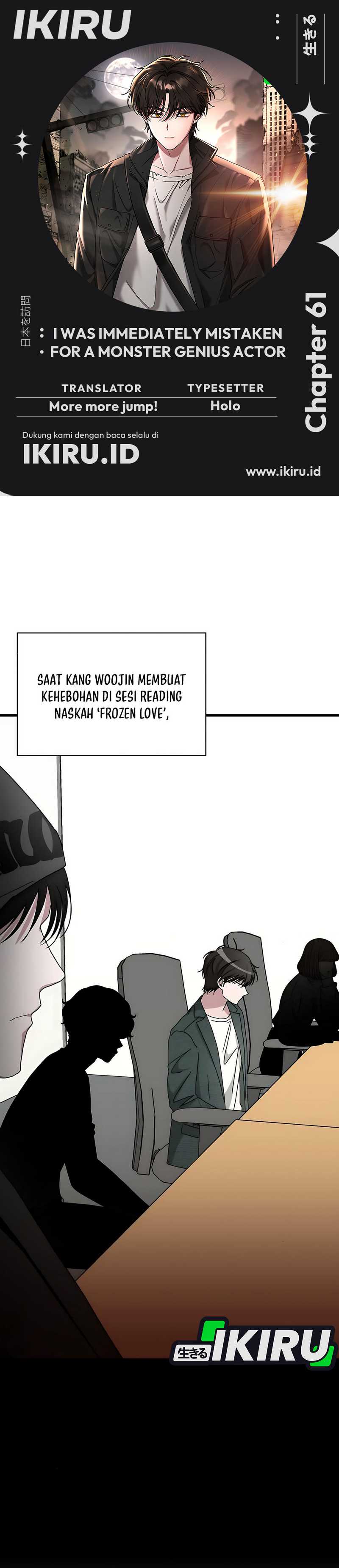 I Was Immediately Mistaken for a Monster Genius Actor Chapter 61 Gambar 1