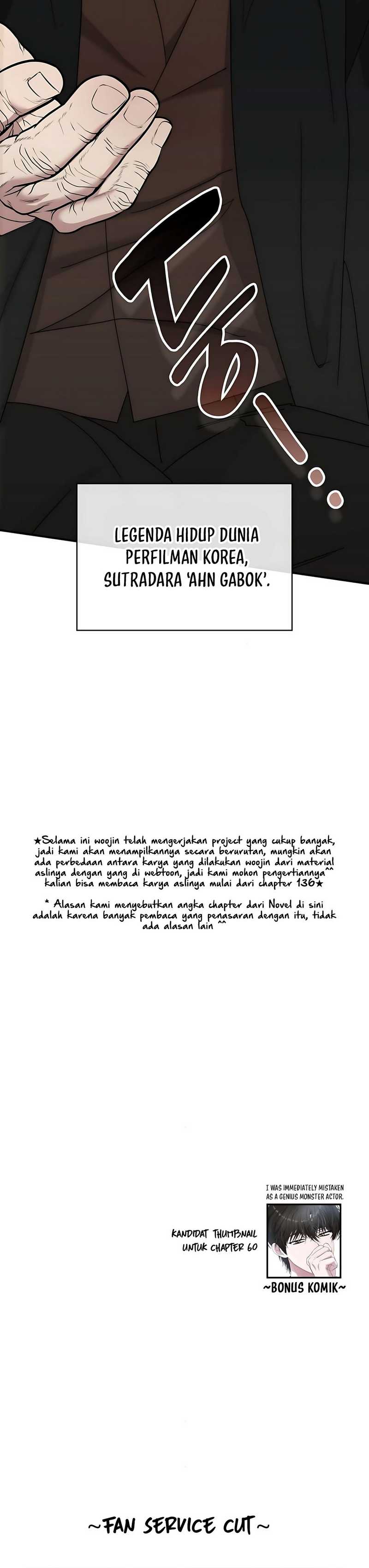 I Was Immediately Mistaken for a Monster Genius Actor Chapter 61 Gambar 43