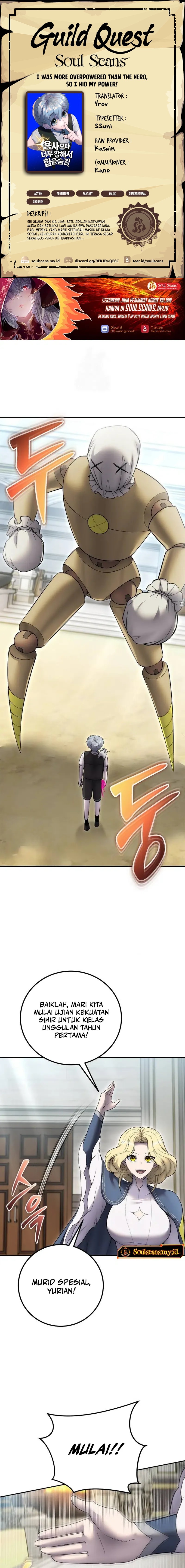 I Was More Overpowered Than the Hero, so I Hid My Power! Chapter 84 Gambar 1