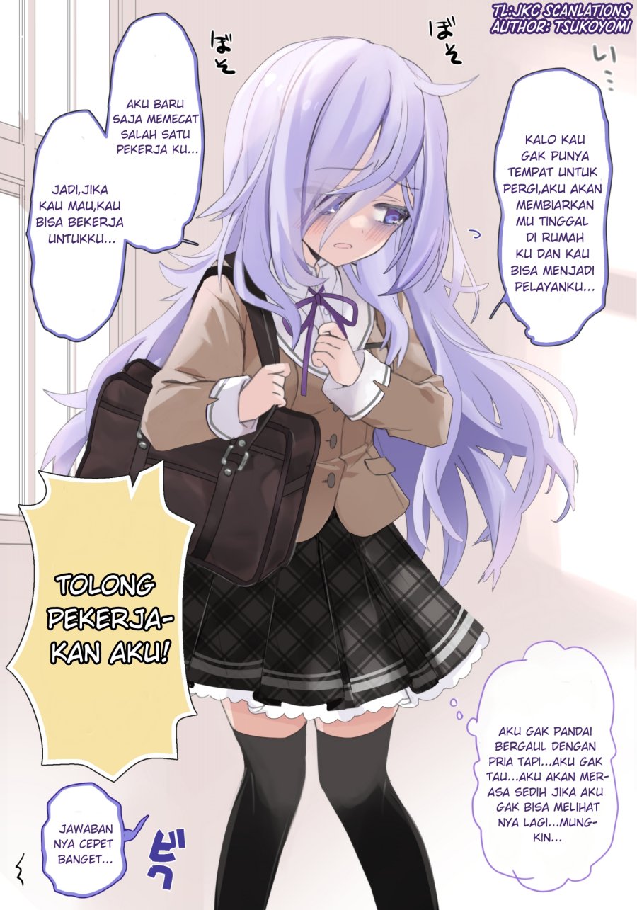 I became the butler of the gloomy young lady in my class. Chapter 01 Gambar 1