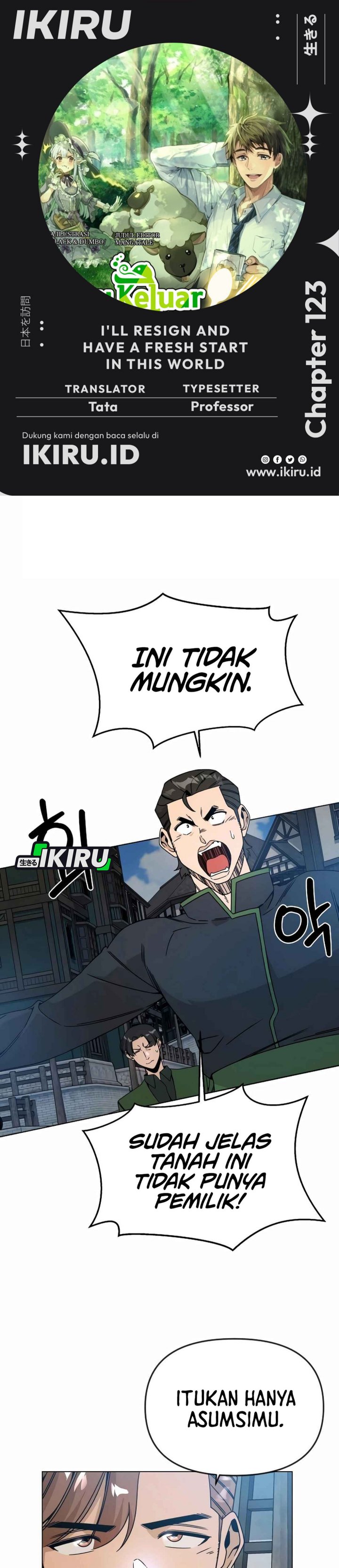 I’ll Resign and Have a Fresh Start in This World Chapter 123 Gambar 1
