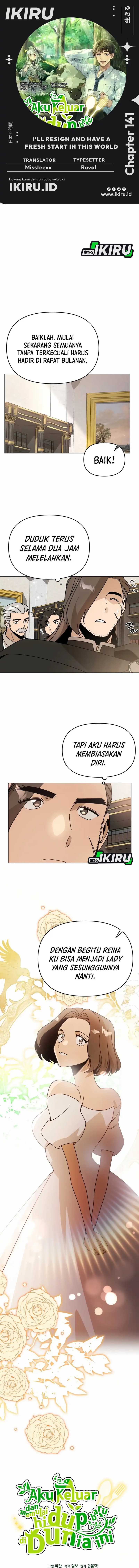 I’ll Resign and Have a Fresh Start in This World Chapter 141 Gambar 1