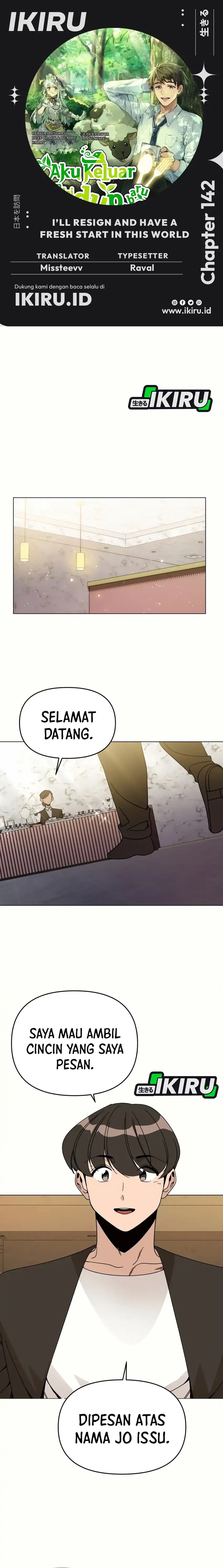I’ll Resign and Have a Fresh Start in This World Chapter 142 Gambar 1
