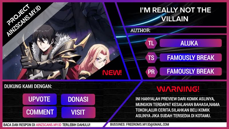 I’m Really Not The Villain Chapter 10 Gambar 1