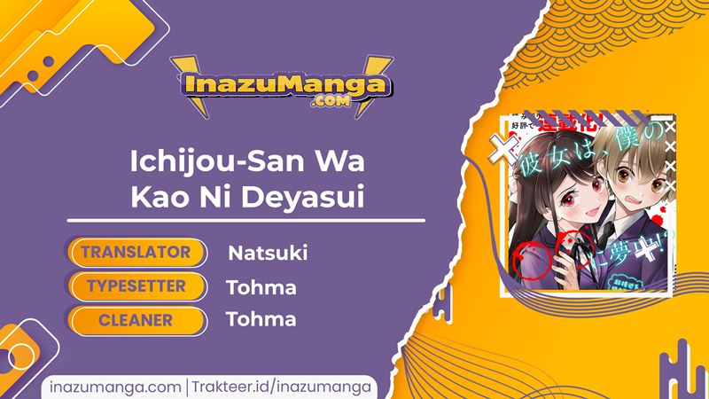 Ichijou-san wa Kao ni Deyasui Chapter 02 Gambar 1