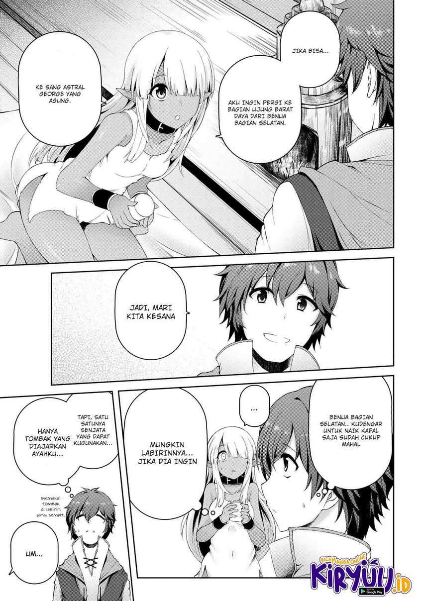 Ie ga Moete Jinsei Dou Demo Yoku Natta kara, Nokotta Nakenashi no Kin de Dark Elf no Dorei o Katta Chapter 02.2 Gambar 4