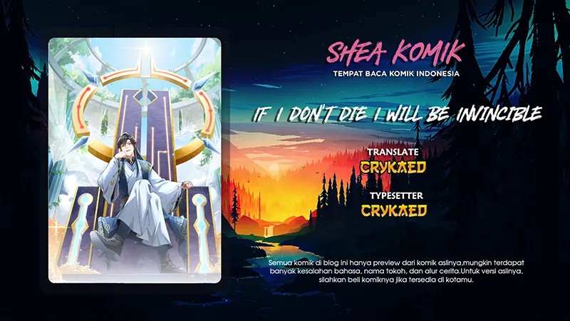 If I Don’t Die, I’ll Be Invincible Chapter 00 Gambar 1