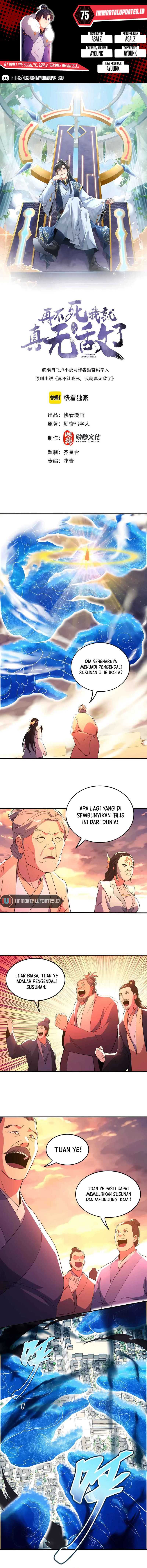 If I Don’t Die, I’ll Be Invincible Chapter 75 Gambar 1