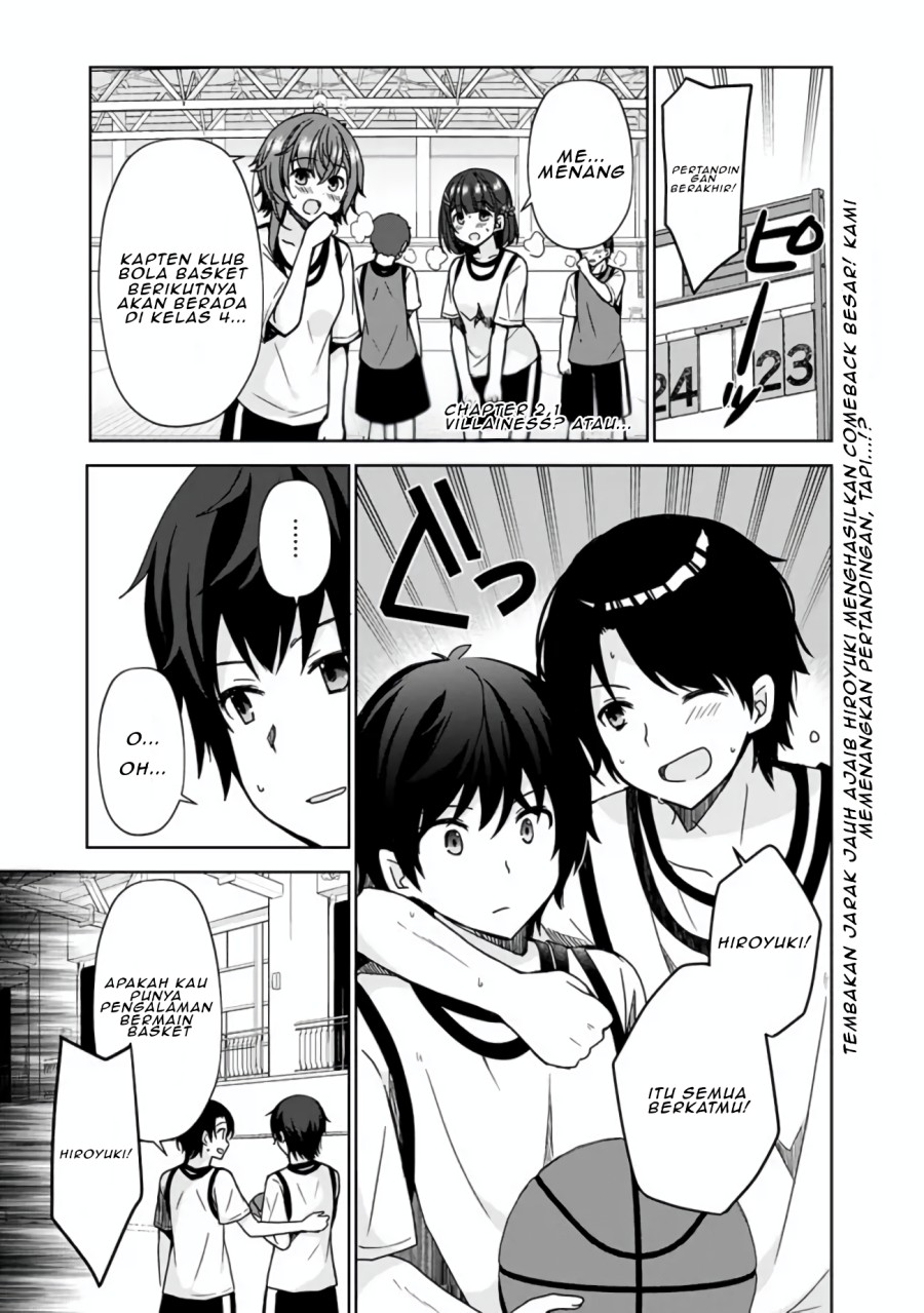 Iinazuke ga Dekita to Omottara, Sono Iinazuke ga Gakkou de Yuumei na “Akuyaku Reijou” Dattan dakedo, Dou Sureba Ii? Chapter 02.1 Gambar 2