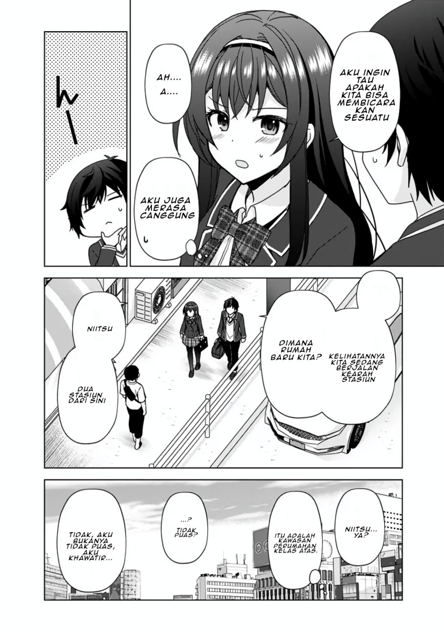 Iinazuke ga Dekita to Omottara, Sono Iinazuke ga Gakkou de Yuumei na “Akuyaku Reijou” Dattan dakedo, Dou Sureba Ii? Chapter 02.1 Gambar 11