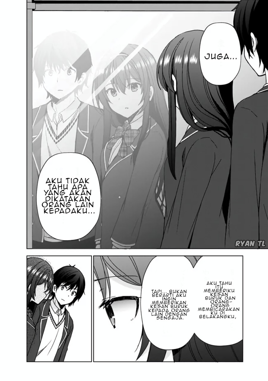 Iinazuke ga Dekita to Omottara, Sono Iinazuke ga Gakkou de Yuumei na “Akuyaku Reijou” Dattan dakedo, Dou Sureba Ii? Chapter 02.1 Gambar 13