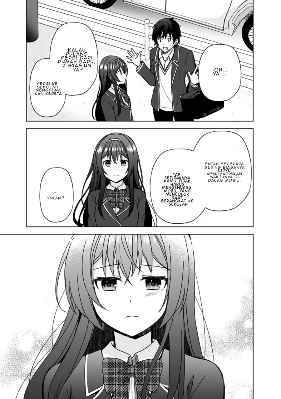 Iinazuke ga Dekita to Omottara, Sono Iinazuke ga Gakkou de Yuumei na “Akuyaku Reijou” Dattan dakedo, Dou Sureba Ii? Chapter 02.1 Gambar 14
