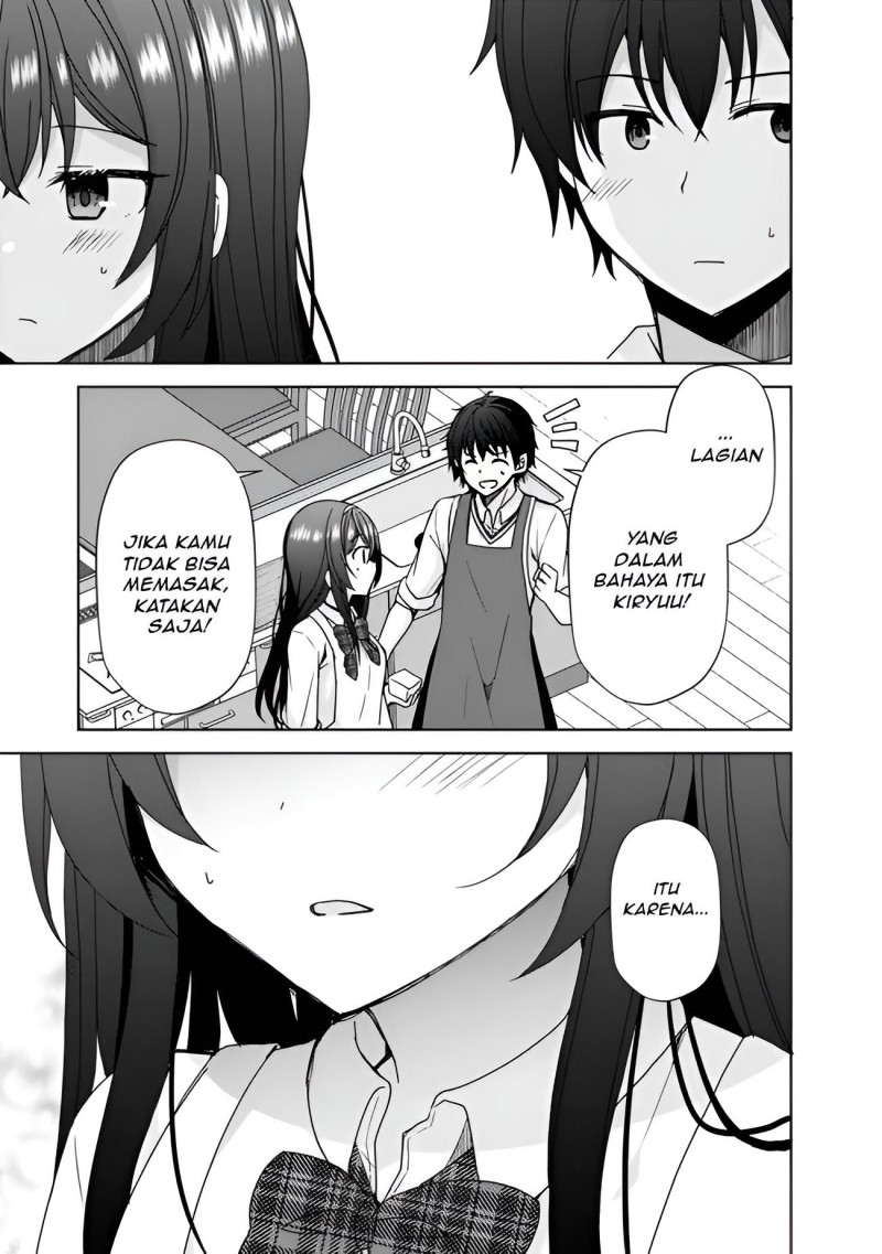 Iinazuke ga Dekita to Omottara, Sono Iinazuke ga Gakkou de Yuumei na “Akuyaku Reijou” Dattan dakedo, Dou Sureba Ii? Chapter 03.2 Gambar 3