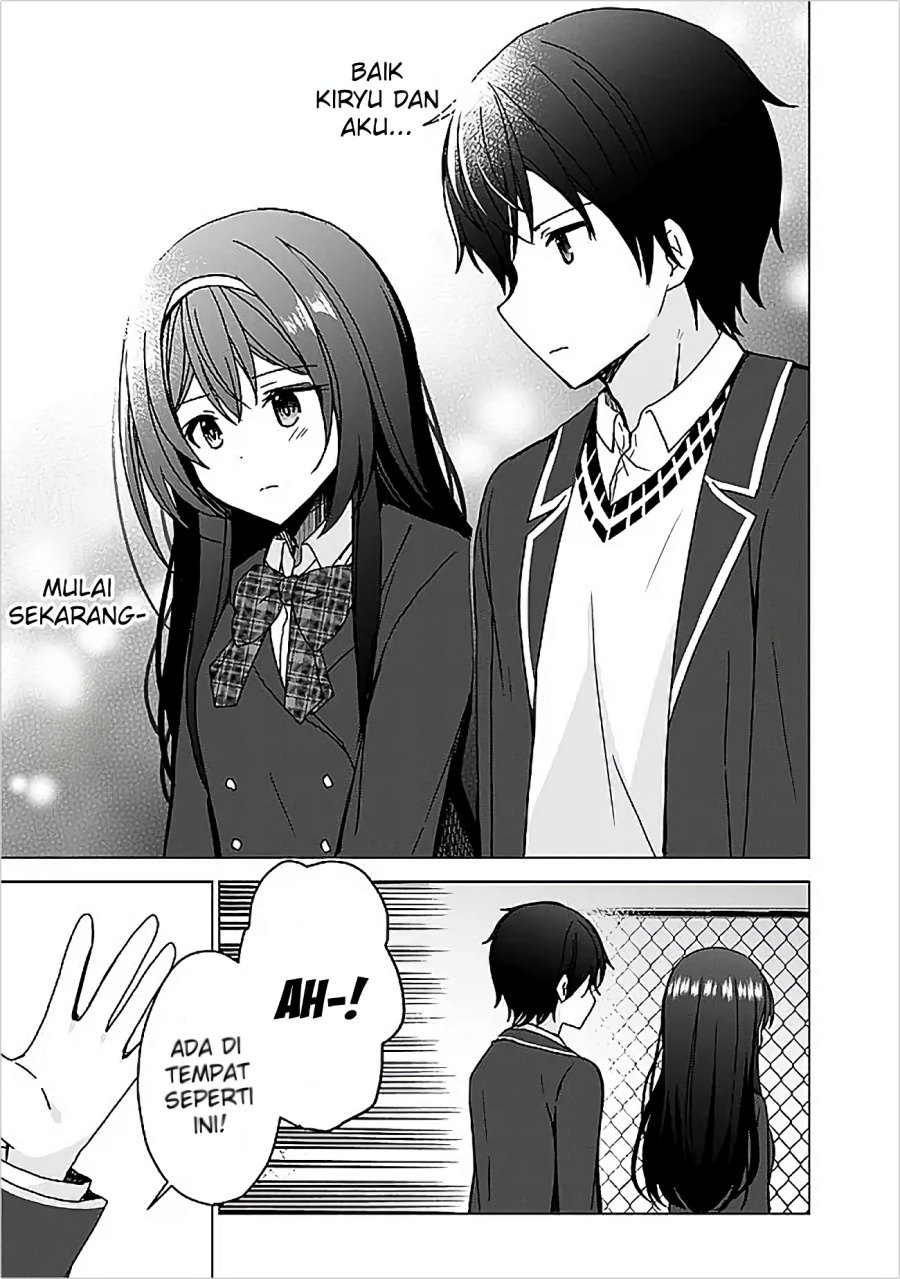 Iinazuke ga Dekita to Omottara, Sono Iinazuke ga Gakkou de Yuumei na “Akuyaku Reijou” Dattan dakedo, Dou Sureba Ii? Chapter 06 Gambar 27