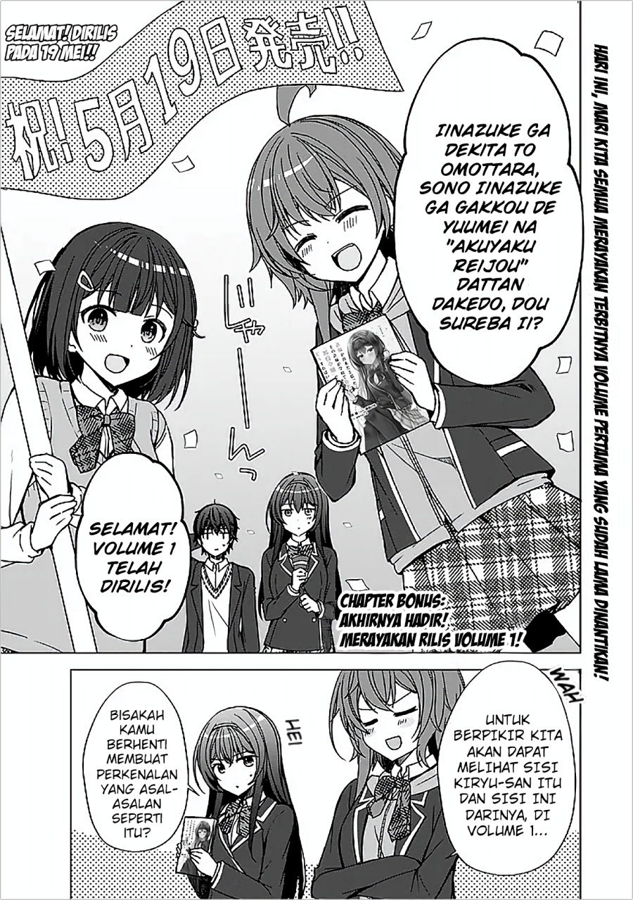 Iinazuke ga Dekita to Omottara, Sono Iinazuke ga Gakkou de Yuumei na “Akuyaku Reijou” Dattan dakedo, Dou Sureba Ii? Chapter 06 Gambar 29