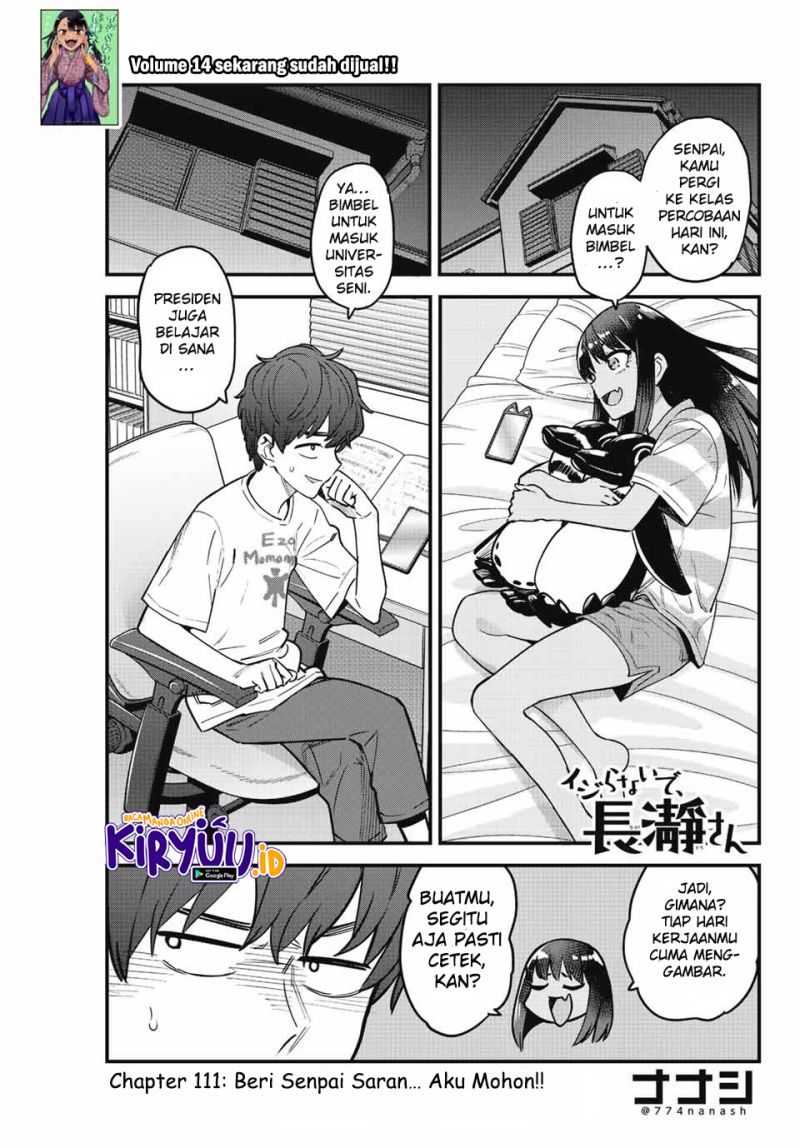 Ijiranaide, Nagatoro-san Chapter 111 Gambar 2