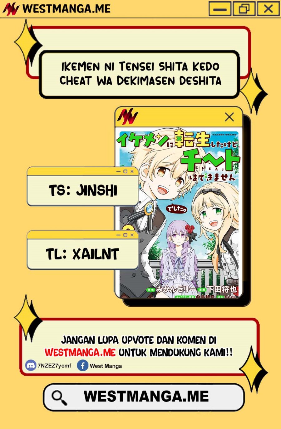 Ikemen ni Tensei Shita kedo Cheat wa Dekimasen Shita Chapter 03 Gambar 3