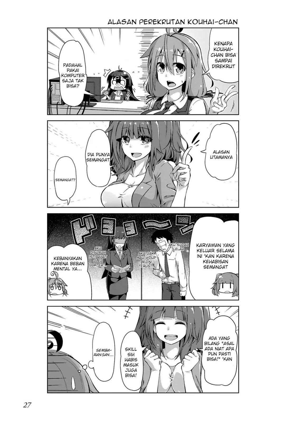 Ikinokore! Shachiku-chan Chapter 03 Gambar 6
