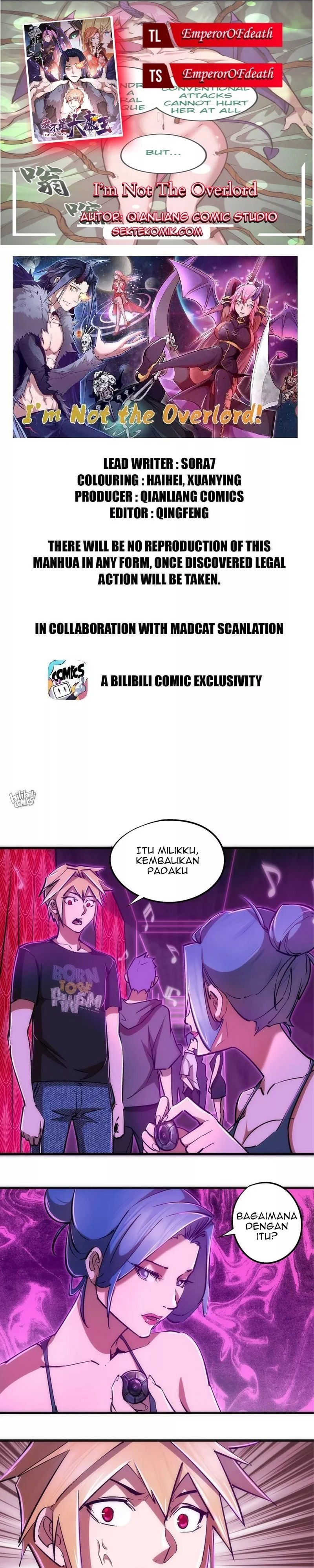I’m Not The Overlord Chapter 86 Gambar 1