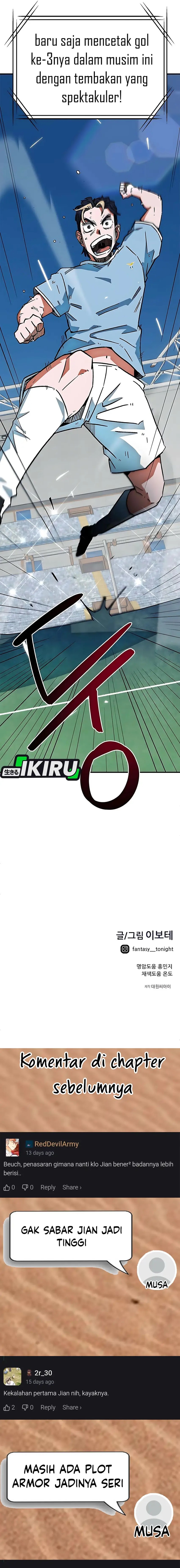 I’m Being Misunderstood as a Soccer Genius Chapter 38 Gambar 52