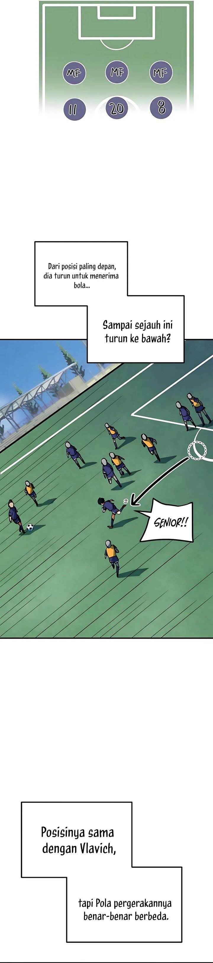 I’m Being Misunderstood as a Soccer Genius Chapter 46 Gambar 42