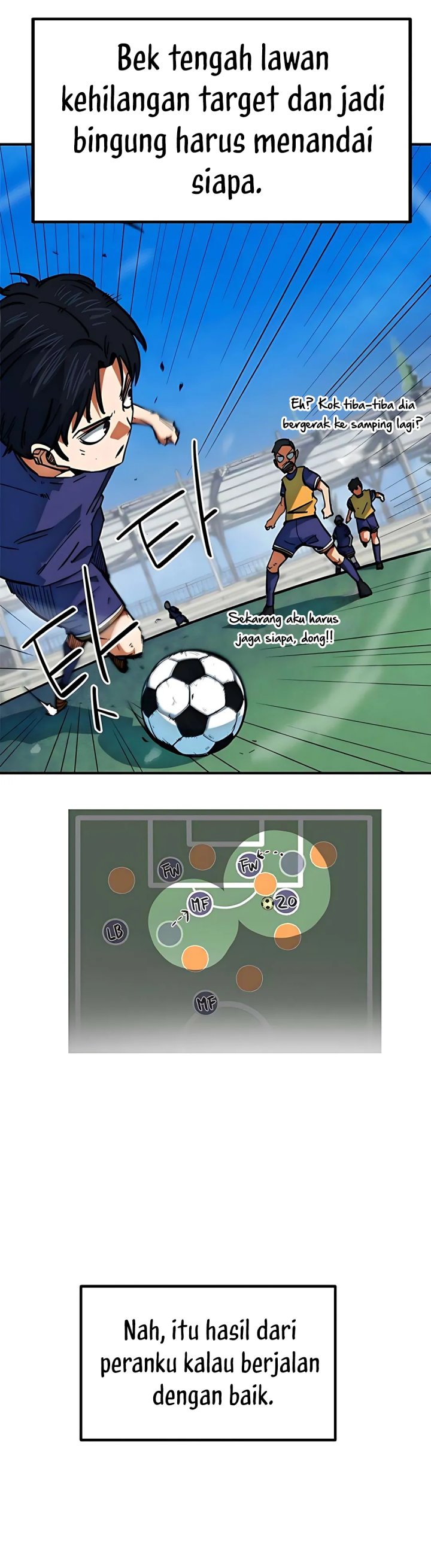 I’m Being Misunderstood as a Soccer Genius Chapter 46 Gambar 47