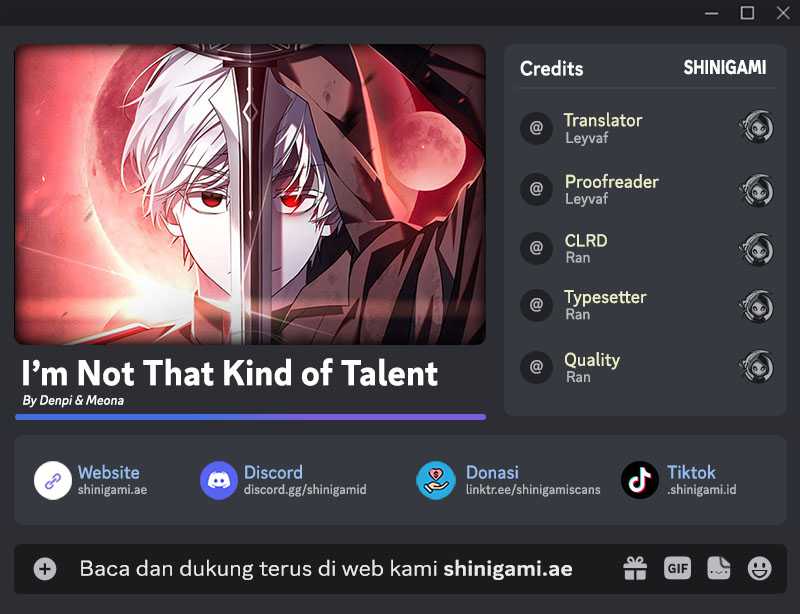 I’m Not That Kind of Talent Chapter 75 Gambar 1