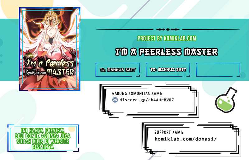 I’m A Peerless Master Chapter 18 Gambar 1