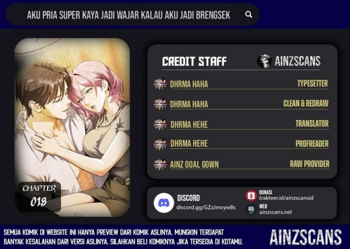 I’m a Super Rich Guy, So It’s Reasonable For Me to Be a Scumbag Chapter 18 Gambar 1