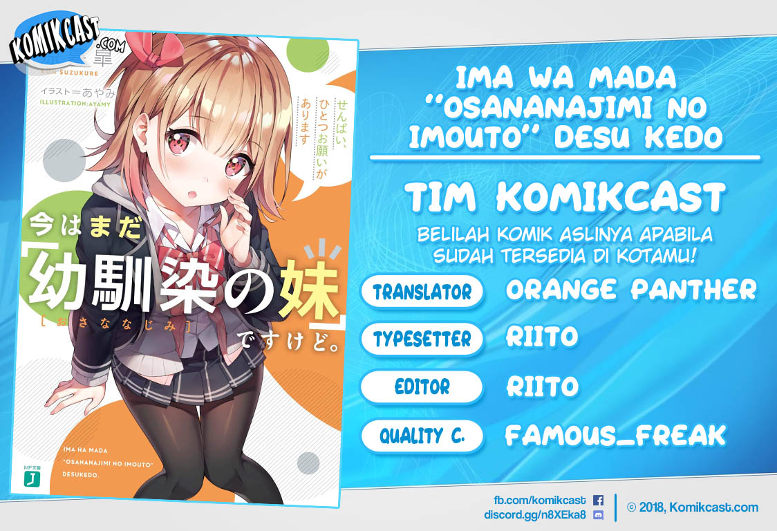 Ima wa Mada “Osananajimi no Imouto” Desu kedo. Chapter 05 Gambar 1
