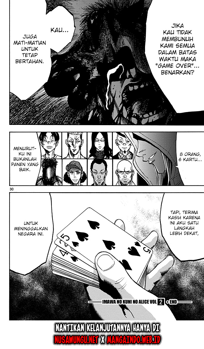 Imawa no Kuni no Alice (Alice in Borderland) Chapter 9 Gambar 30